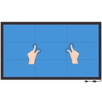 USB destekli Android TV kızılötesi dokunmatik ekran kiti çoklu dokunmatik ekran cam monitör yeni ve açık çerçeve Tablet dokunmatik ekran kullanılır