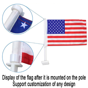 48h Giao hàng nhanh giá thấp Chất lượng cao 20 inch Cột cờ cho 12x18 inch xe cờ dễ dàng để cài đặt trên bất kỳ chiếc xe - Product Image 5