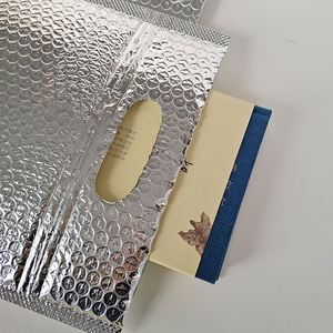 Sac à bulles en aluminium argenté pour livres, format A4, sac de livraison express, enveloppe à bulles, style enveloppe - Product Image 5