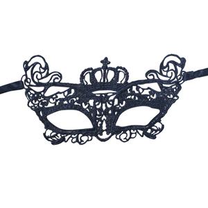 Mascarilla de encaje con ojos para mujer, negra, Sexy, veneciana, para Halloween, Carnaval, graduación, fiesta, decoraciones para fiesta - Product Image 3