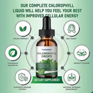 <span class=keywords><strong>Jus</strong></span> de Chlorophylle Liquide Personnalisé avec Logo, Betterave, Multivitamines, Gestion du Poids, Renforce l'Immunité, <span class=keywords><strong>D</strong></span>étox, Nettoyant Naturel, Gouttes de Chlorophylle - Product Image 2