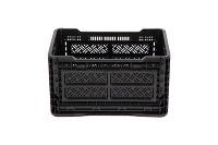 Caisse de stockage en plastique pliable robuste de 12,7 gallons en gros