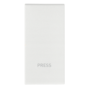 Press White Button 2.2 In Length 4.4 In Width 0.8 In Height Wall <b>Switch</b> - Product Image 1