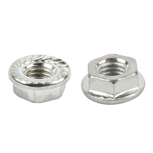 Lớp 5 8 10 Hex mặt bích Nut DIN 9/16 kẽm 6923 M6 M8 M10 x 1.5 M14 M18 x 1.5 M20 x 1.5 răng cưa lục giác mặt bích NUT - Product Image 5