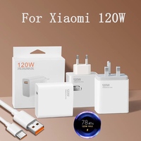 Chargeur USB Super Rapide 120W 67W 33W, Câble 6A, Chargeur Mural Rapide, Adaptateur d'Alimentation pour Téléphone Xiaomi
