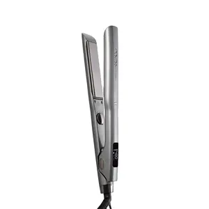 Hot Sale Professional Hair Straightener PTC Fast Heater 2 In 1 Curler Private Label Salon Flat Iron