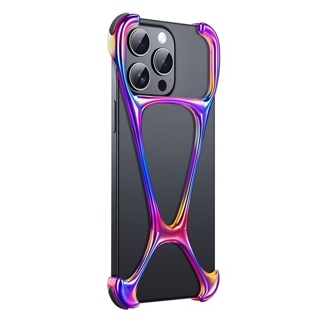 2024 Trending Titanium Alloy Metal Phone Case for iphone 15 case Stainless Steel Frame Metal Phone Cases for iPhone 15 14 13