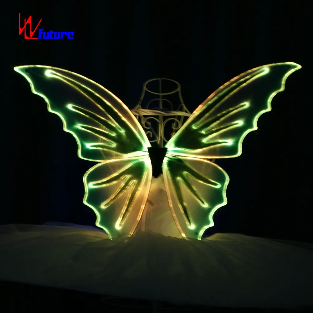 तितली पंख चमकदार चमक प्रकाश का नेतृत्व किया