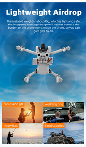 433MHz RC Transmission Fréquence Airdrop Système Charge Utile Livrer Dispositif pour DJI Mini <span class=keywords><strong>3</strong></span> Pro Accessoires Drone Airdrop Syst - Product Image 3