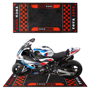 Alfombrilla <span class=keywords><strong>de</strong></span> Goma Resistente para Motocicletas, Antideslizante <span class=keywords><strong>y</strong></span> Absorbente <span class=keywords><strong>de</strong></span> Aceite, para Carreras <span class=keywords><strong>y</strong></span> Estacionamiento - Product Image 1
