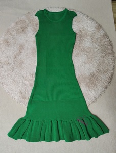 <span class=keywords><strong>Vestidos</strong></span> de Suéter Lisos Vestido de <span class=keywords><strong>Tubo</strong></span> Elegante Vestido Midi de Corte Ajustado - Product Image 5