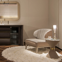 EKAR FURNITURE-Tables d'appoint de salon rondes en acier, simples et modernes