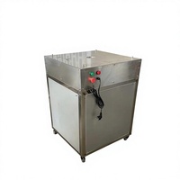 Nieuwe roestvrijstalen handmatige kleine plantain-schiller en -snijmachine met hoge productiviteit en 99% schilpercentage