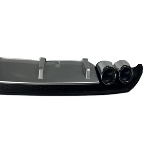 Modificato paraurti posteriore diffusore tubi di scarico per <span class=keywords><strong>Volkswagen</strong></span> <span class=keywords><strong>Polo</strong></span> 6R 2014 <span class=keywords><strong>2015</strong></span> 2016 2017 2018 Tuning accessorio Body Kit ABS - Product Image 3