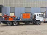 Machine de forage de puits d'eau montée sur camion, équipement de forage minier de 200 m de profondeur