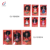 Poupées afro-américaines en Silicone noir de haute qualité, poupées noires de 14 pouces bon marché pour filles et enfants