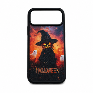 Coque de téléphone antichoc imprimée Happy Halloween, estampage à chaud, avec grande ouverture pour appareil photo, en TPU imitation liquide, pour la série - Product Image 1