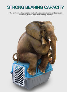 Caisse <span class=keywords><strong>de</strong></span> <span class=keywords><strong>transport</strong></span> en plastique pour animaux <span class=keywords><strong>de</strong></span> compagnie <span class=keywords><strong>de</strong></span> haute qualité, <span class=keywords><strong>cage</strong></span> d'extérieur pour chien, <span class=keywords><strong>taille</strong></span> 54x36x37cm - Product Image 5