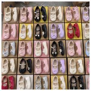 New Arrival Children's <b>Sandals</b> Fashion Breathable Soft Sole <b>Bow</b> Princess Shoes Mixed Design Wholesale - Product Image 1