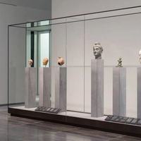 Vitrine de présentation de bijoux moderne en verre trempé