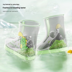 Stivali da pioggia impermeabili per bambini in Silicone di alta qualità/<span class=keywords><strong>scarpe</strong></span> copriscarpe da pioggia ispessite riutilizzabili - Product Image 3