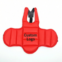 Protège-poitrine en PU épaissi TOPN pour Taekwondo, protection corporelle de karaté avec logo personnalisé, armure de combat à absorption des chocs hautement élastique