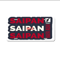 Plaque d'immatriculation personnalisée en aluminium résistant aux intempéries avec motif Saipan, accessoire de véhicule, décoration murale pour la maison, cadeau pour les passionnés de voitures