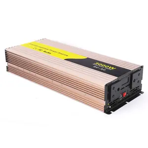 Inversor de onda sinusoidal pura 12V/24V/48V 3000W Convertidor de voltaje de potencia