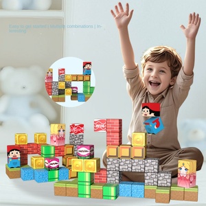 Para <span class=keywords><strong>Amazon</strong></span> My Magnetic World, bloques de construcción de imán <span class=keywords><strong>fuerte</strong></span>, rompecabezas de plástico, juguetes en <span class=keywords><strong>caja</strong></span> de hierro cuadrado - Product Image 1