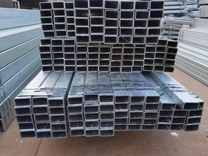 Nigeria para marco de torre de teléfono celular de alta resistencia para cargas de viento 150x150x5,0mm Tubo de acero cuadrado galvanizado - Product Image 3