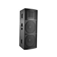 Système de sonorisation audio professionnel extérieur actif à 2 voies avec module d'amplification DSP alimenté de 2*15 pouces Subwoofer