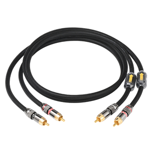 Canar 6N OFC هاي-إند الصوت والفيديو الذكور كابل ربط الذكور RCA سلك إشارة مكبر الصوت لتطبيق الميكروفون - Product Image 1