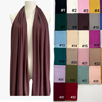 Voile instantané personnalisé avec logo, sans épingles, en jersey extensible, prêt à porter, style Amira, turban, bonnet, châle, vente en gros