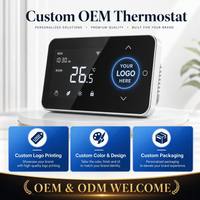Termostato Inteligente WiFi para Fan Coil, Termostato Digital LCD, Controlador de Temperatura Modbus RS485 BACnet, Termostato de Habitación, Bomba de Calor HVAC