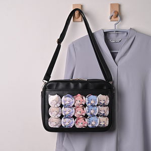 กระเป๋าใสสะพายข้างสำหรับนักออกแบบโชว์หมุดกระเป๋ายี่ห้อ ITA - Product Image 2