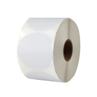 Étiquettes colorées écologiques résistantes aux rayures avec revêtement d'huile d'eau de 2x2 pouces couleur auto-adhésive bougie thermique directe artisanale