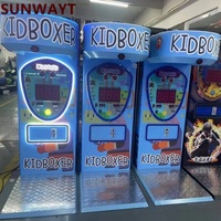 KIDBOXER Aire de jeux intérieure Machine de divertissement Jeu de poinçon à pièces pour enfants Loisirs passionnants pour les centres pour enfants