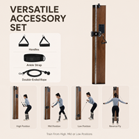 Appareil de musculation mural intelligent avec résistance numérique de 1 à 100 kg, double moteur, machine à câbles pour la maison avec écran tactile