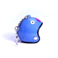 Casque de moto porte-clés voiture électrique pendentif ornement en plastique cadeau