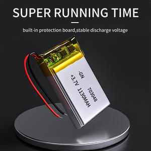 도매 703048 충전식 <span class=keywords><strong>lipo</strong></span> 배터리 3.7v li-폴리머 배터리 1130mah 703048 리튬 폴리머 배터리 - Product Image 4