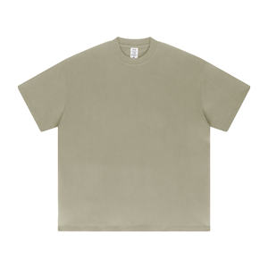 Camiseta de algodón grueso de 425 g/m² al por mayor de fábrica, camiseta de algodón extragrande al por mayor, camiseta para hombre con serigrafía - Product Image 4