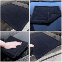 Serviette de voiture en microfibre torsadée 60*90cm, 1200GSM, séchage rapide, qualité professionnelle, pour usages automobiles, personnalisable avec logo, vente en gros usine
