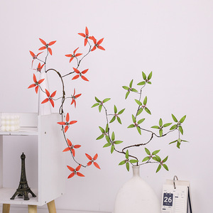 Plante artificielle de grenade verte pour salon, feuilles de fleurs en soie séchées, toucher naturel, 86 cm, pour Noël, intérieur et extérieur - Product Image 2