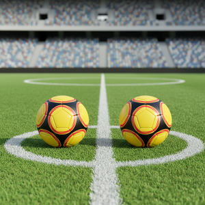 Pallone da Calcio Termosaldato per Partite, Cuciture Senza Cuciture, Grado Professionale <span class=keywords><strong>Lega</strong></span> Europea, in Pelle - Pelota De Futbol - Product Image 1