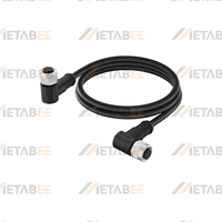 Câble mâle vers mâle 8 broches, connecteur codé A, fil AWG24, prise double extrémité, adaptateur de câble de signal de capteur industriel