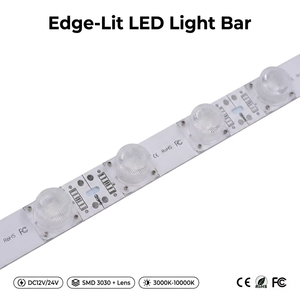 Barre LED linéaire ultra-lumineuse 107LM/W pour signalétique publicitaire, bande rigide SMD 3030, DC 12V 24V, PCB en aluminium, haute puissance 28,8W - Product Image 2
