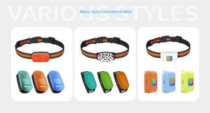 طوق Qcool المضاد للنباح قابل لإعادة الشحن مع نظام تحديد المواقع للاستخدام الخارجي، فعال لتدريب الحيوانات الأليفة مع إضاءة LED - Product Image 2