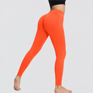 New Arrivals Ladies <strong>Low</strong> <strong>Waist</strong> Gym Seamless Scrunch Butt Fitness Yoga <strong>Leggings</strong> for Women - Product Image 3