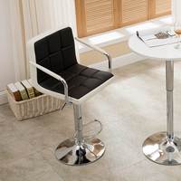 Tabouret de Bar en Inox, chaise pivotante en métal, 10 pouces, pour cuisine, salle à manger, meubles