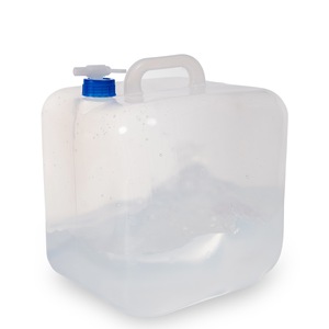 Seau pliable portable en LDPE 5L 10L 15L 20L, réservoir d'eau pliable d'extérieur, seau pliable en plastique pour la maison avec <span class=keywords><strong>robinet</strong></span> - Product Image 1